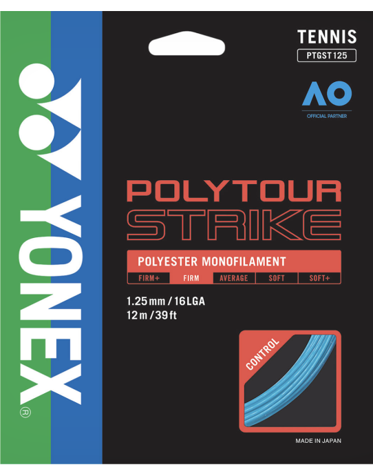 Corda Yonex Poly Tour Strike 1,25 matassa 200m