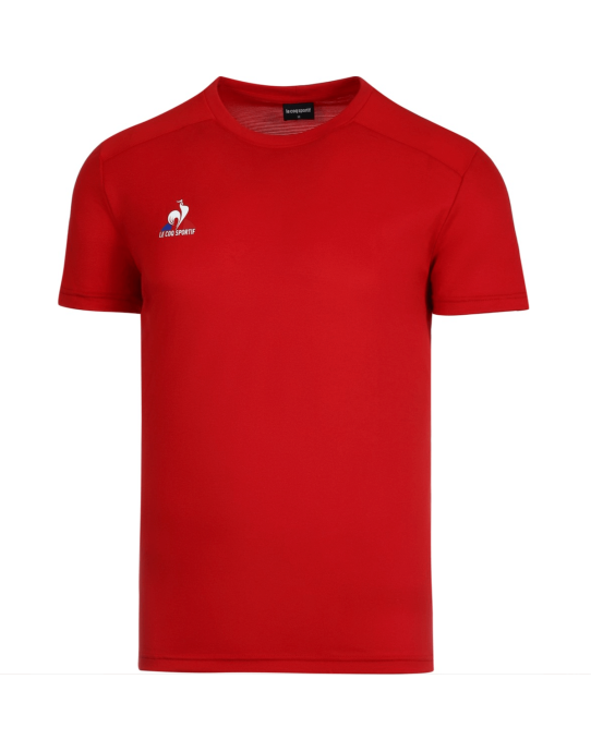 Maglietta Le Coq Sportif SS N°4 rossa