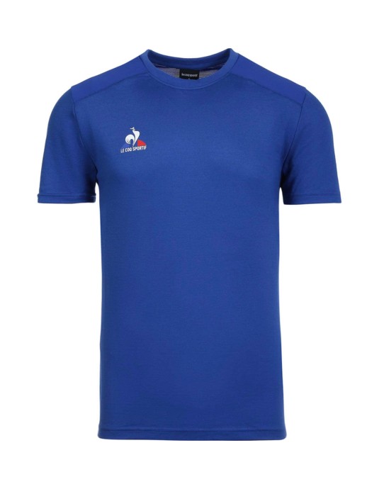 Maglietta Le Coq Sportif SS N°4 blu cobalto