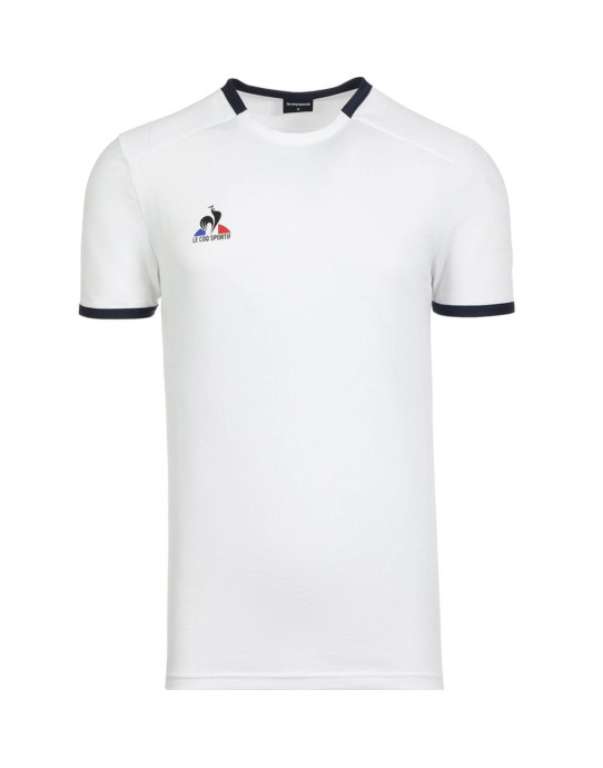 Maglietta Le Coq Sportif SS N°5 bianco