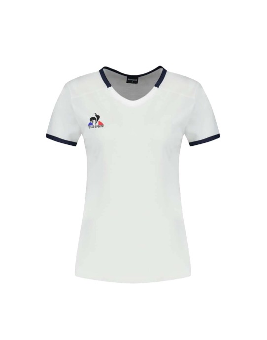 Maglietta Le Coq Sportif SS N°2 bianca