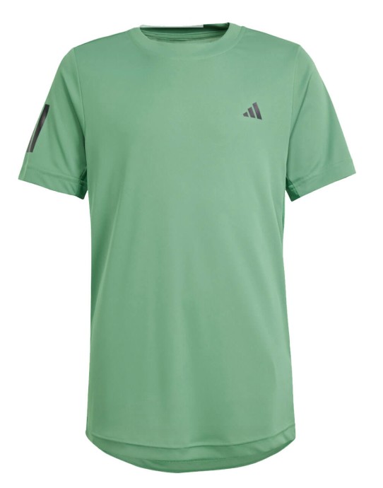 Maglietta Adidas Club 3 Stripes Junior Green